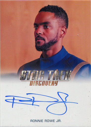 Star Trek Discovery Season 2 Autograph Card Ronnie Rowe Jr as Lt R.A. Bryce (FB)