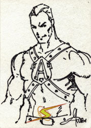 Project Superpowers Sketch Card by Mel Rubi #6