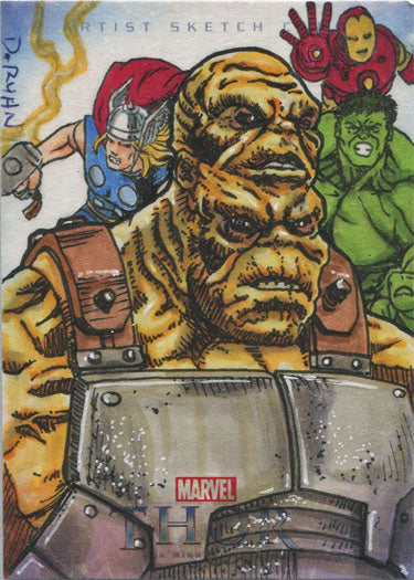 Thor Movie Sketch Card by Dave Ryan