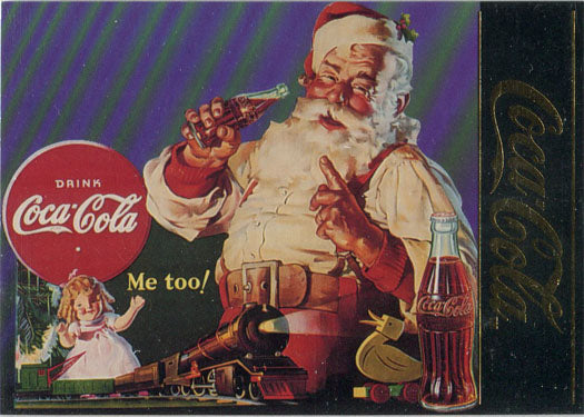 Coca-Cola Series 4 Santa Claus Chase Card S-32 Magic Christmas Tree