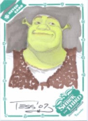 Shrek the Third S-TF Tess Fowler Sketch Card #210 of 318