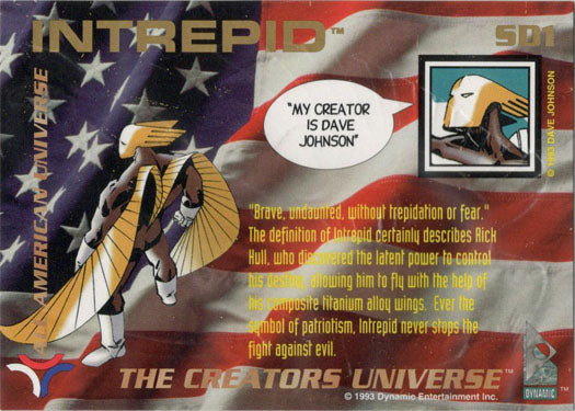 Creators Universe Foil Embossed Chase Card SD1 Intrepid
