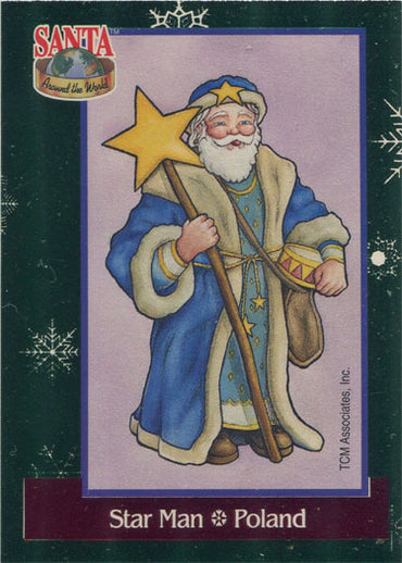 Santa From Around the World Foil Chase Card SF10 Star Man Poland