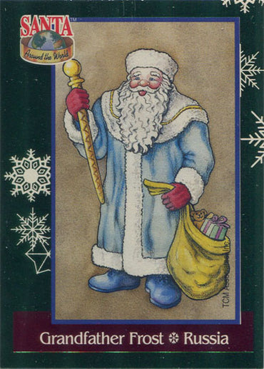 Santa From Around the World Foil Chase Card SF12 Grandfather Frost Russia