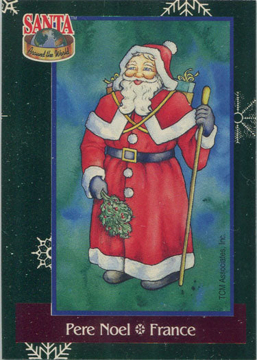 Santa From Around the World Special Foil Chase Card SF8 Pere Noel France