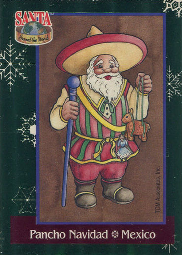 Santa From Around the World Foil Chase Card SF9 Pancho Navidad Mexico