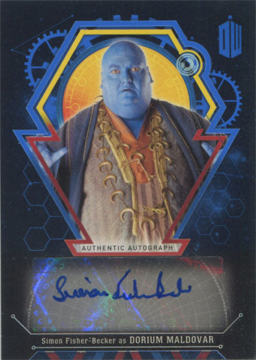 Doctor Who Extraterrestrial Encounters Autograph Card Simon Fisher-Becker #10/25