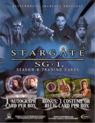 Stargate SG-1 Season 8 Trading Card Sell Sheet