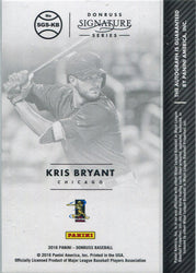 Panini Donruss Baseball 2016 Donruss Signature Series SGS-KB Kris Bryant