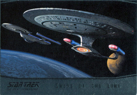 Star Trek TNG Portfolio Prints S2 Ships of the Line Chase Card SL4