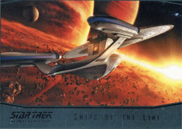 Star Trek TNG Portfolio Prints S2 Ships of the Line Chase Card SL8