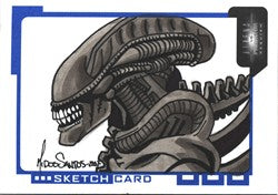 Aliens vs. Predator Requiem S.MD Mark Dos Santos Sketch Card #268