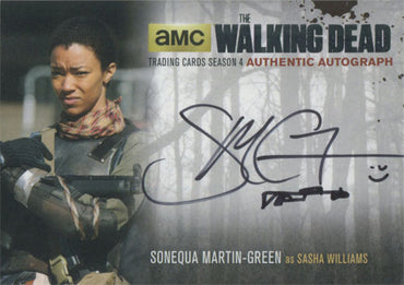 Walking Dead Season 4 Part 2 Autograph Card SMG2 Sonequa Martin-Green Silver