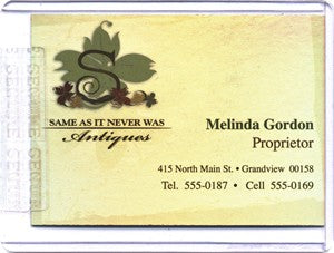 Ghost Whisperer Seasons 1 & 2 SN-1 Case Topper Foil Chase Card