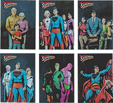 Superman The Legend Secret Origin Complete 6 Card Foil Chase Set