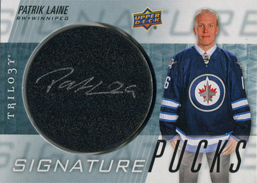Upper Deck Trilogy Hockey 2016-17 Signature Pucks Card SP-PL Patrik Laine