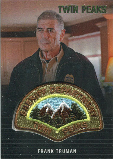 Rittenhouse 2019 Twin Peaks Archives Sheriffs Dept Patch Card SP4 Frank Truman