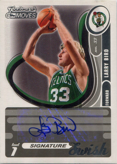 Topps Trademark Basketball 2007-08 Signature Swish Autograph Card SSW-14 Larry Bird