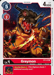 Greymon - ST1-07 (Tamer Party Promo) - Starter Deck 01: Gaia Red