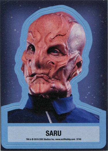 Star Trek Discovery Season 2 Sticker Card ST49 Doug Jones as Commander Saru