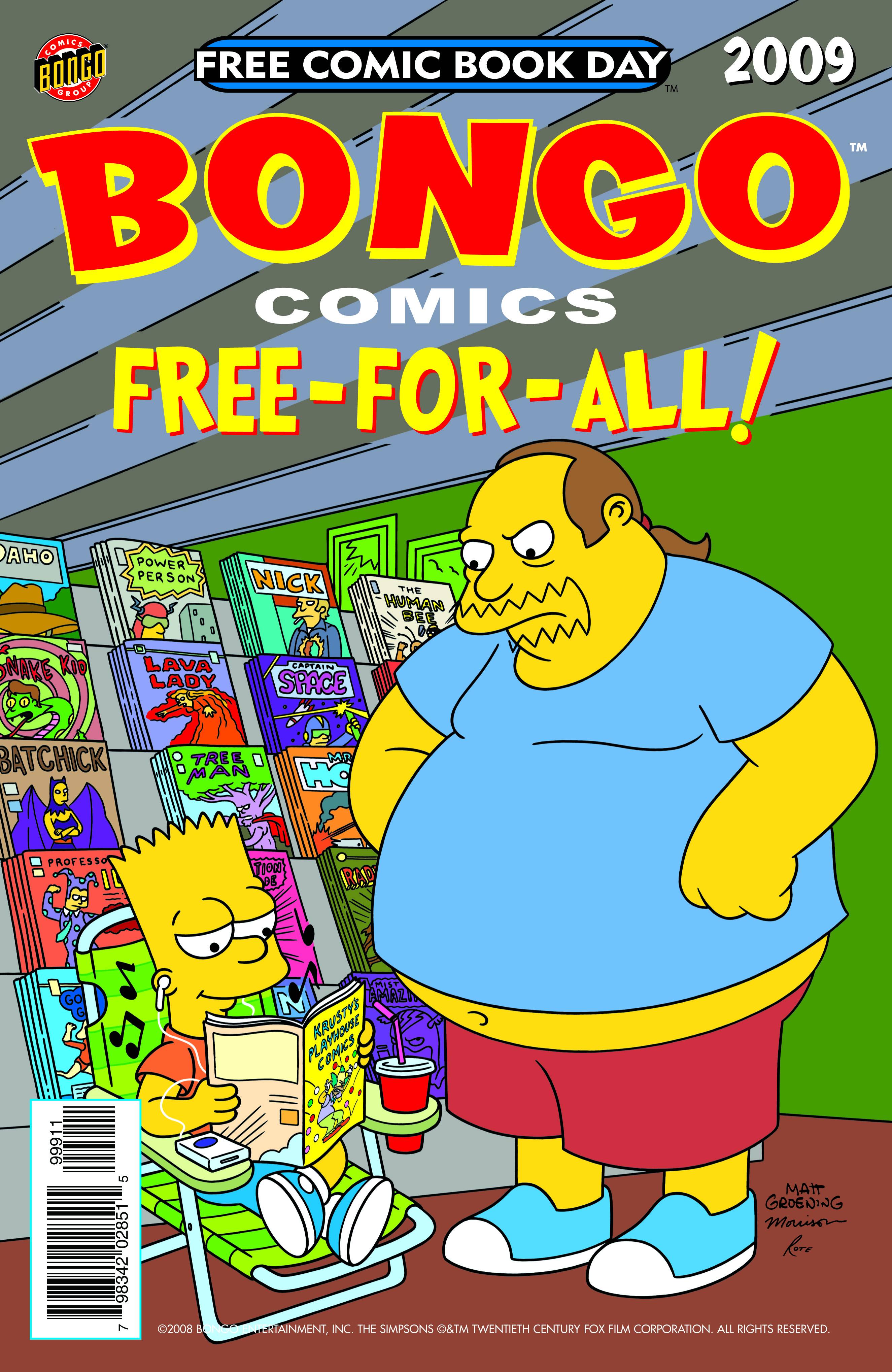 Bongo Comics Free-For-All! FCBD 2009 Comic Book