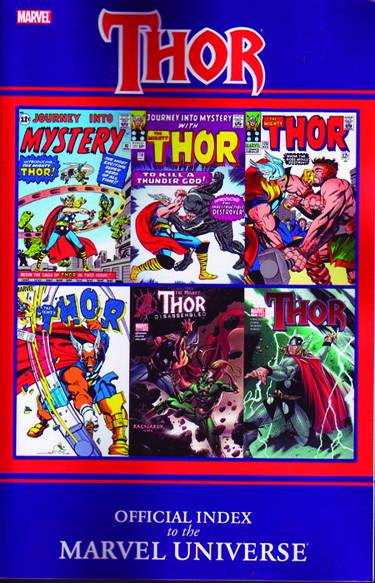 Avengers, Thor & Captain America: Official Index to the Marvel Universe TPB Bk 1