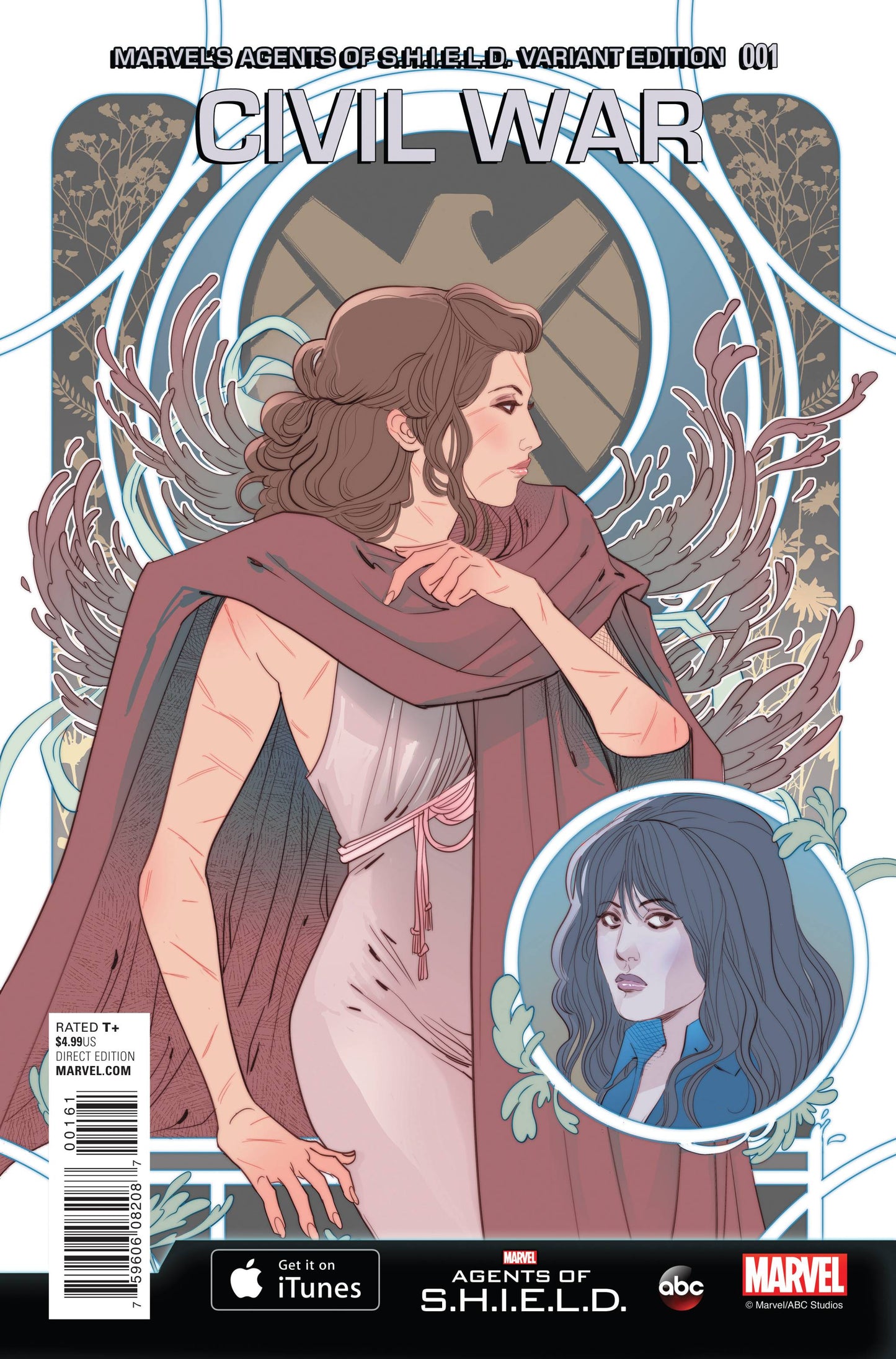 CIVIL WAR #1 SAUVAGE MAOS VAR SWA