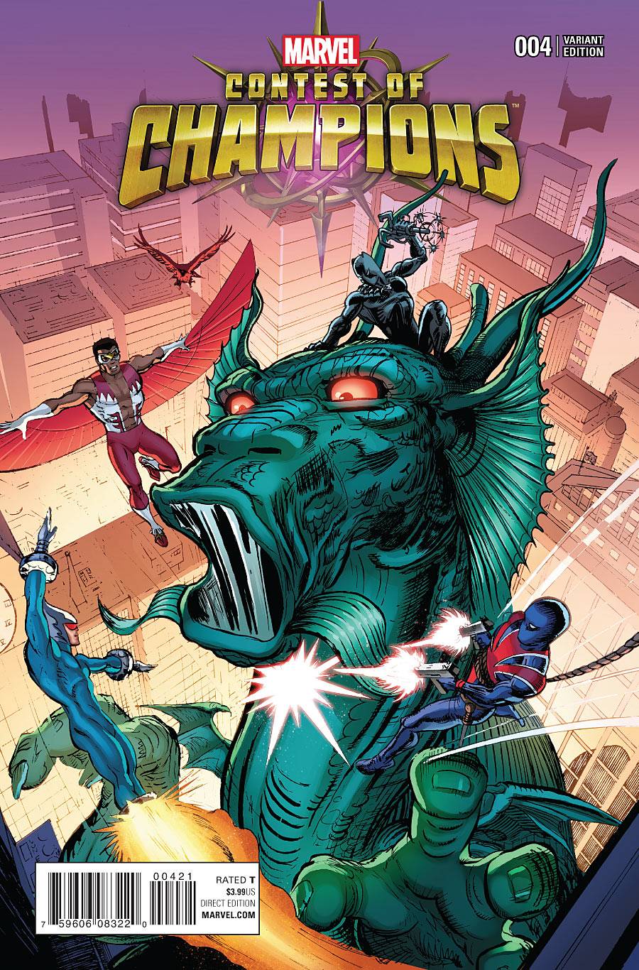 Contest of Champions #4 1:25 Trevor Von Eeden Classic Variant