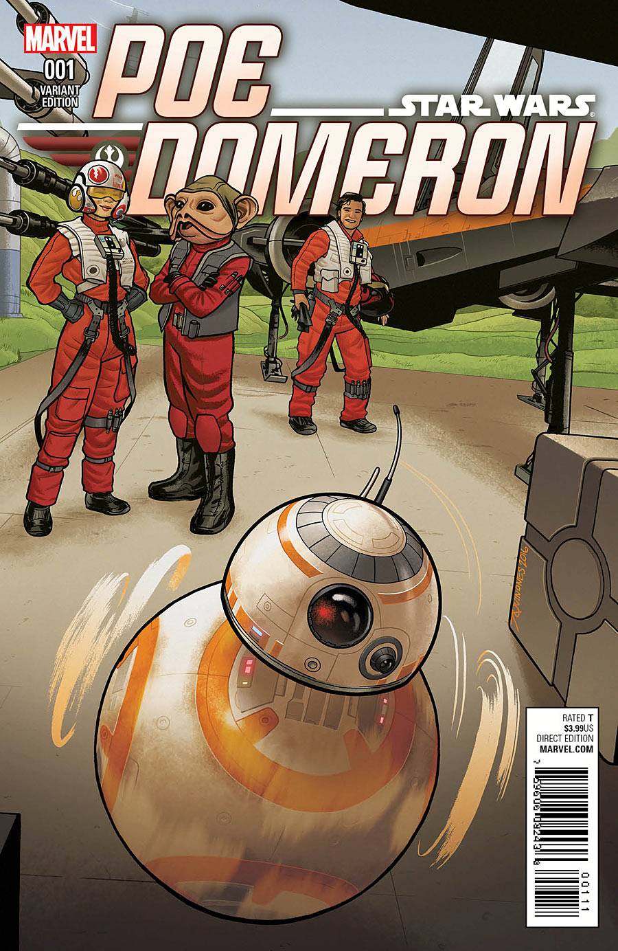 Poe Dameron 1 Var H Comic Book NM