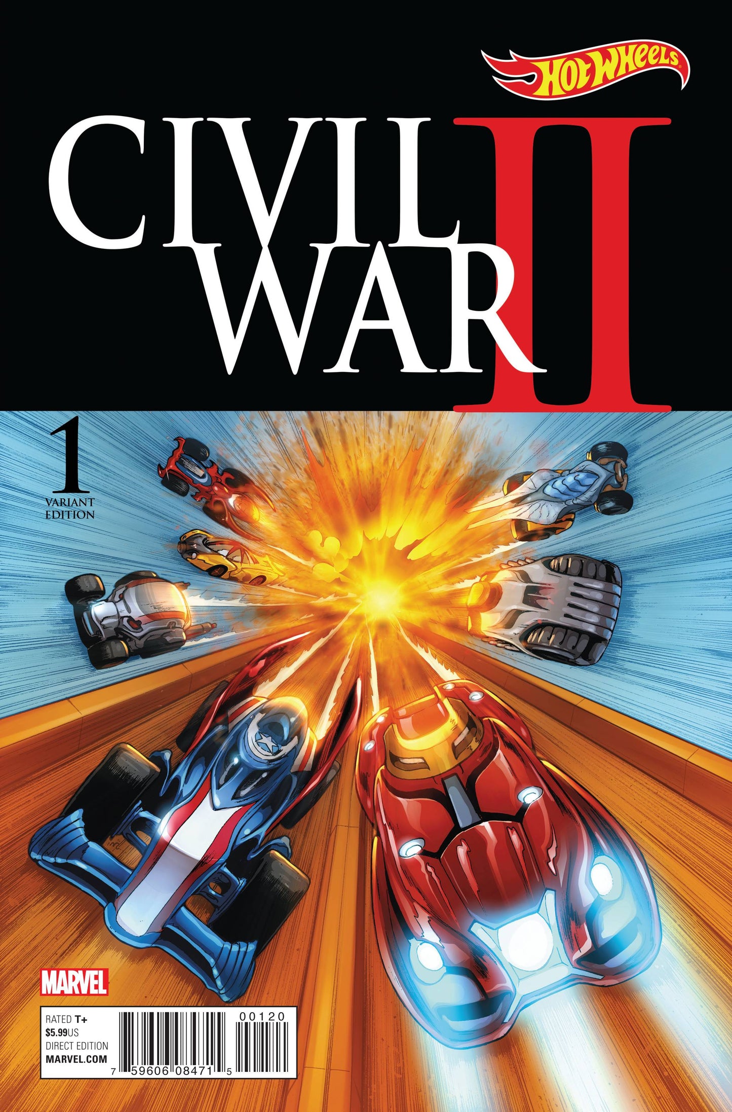 CIVIL WAR II #1 (OF 8) HOT WHEELS VAR