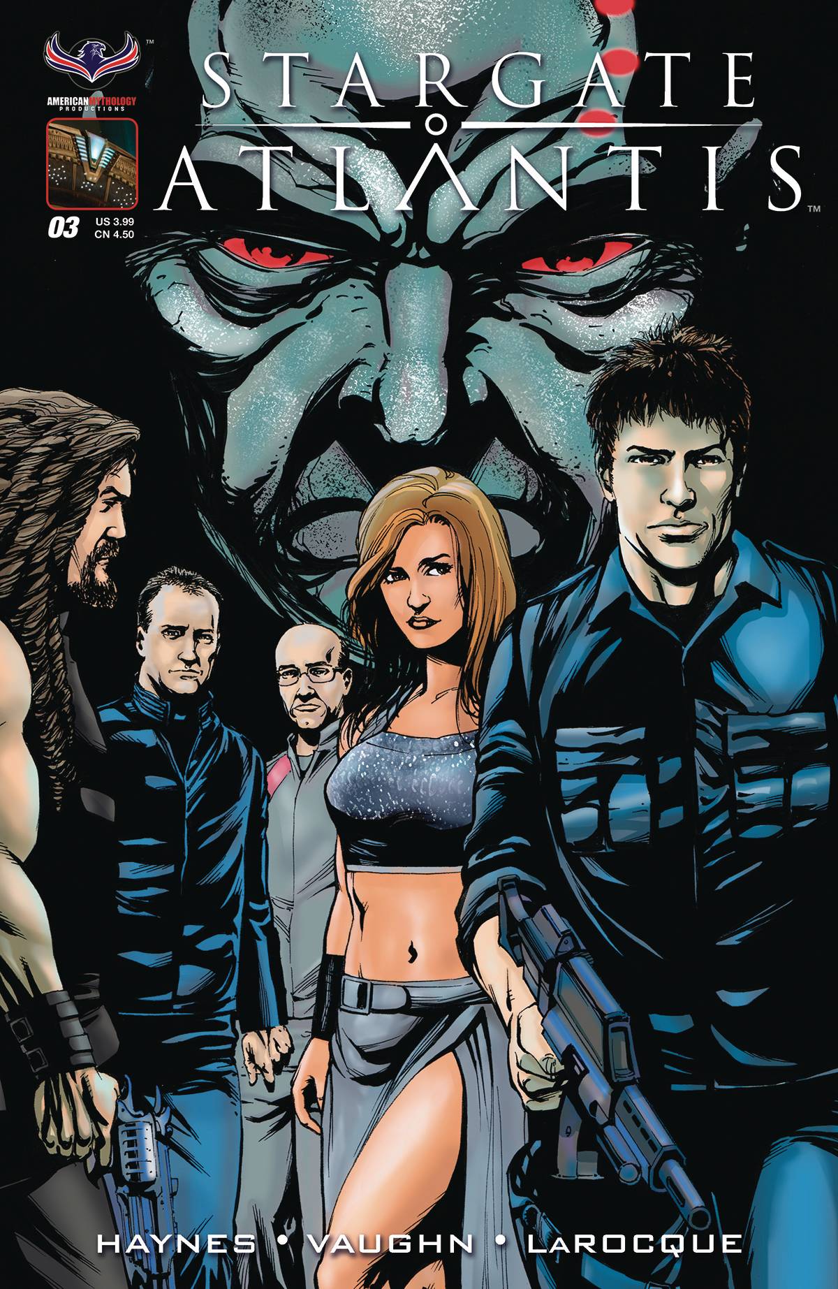 Stargate Atlantis 3 Var A Comic Book NM