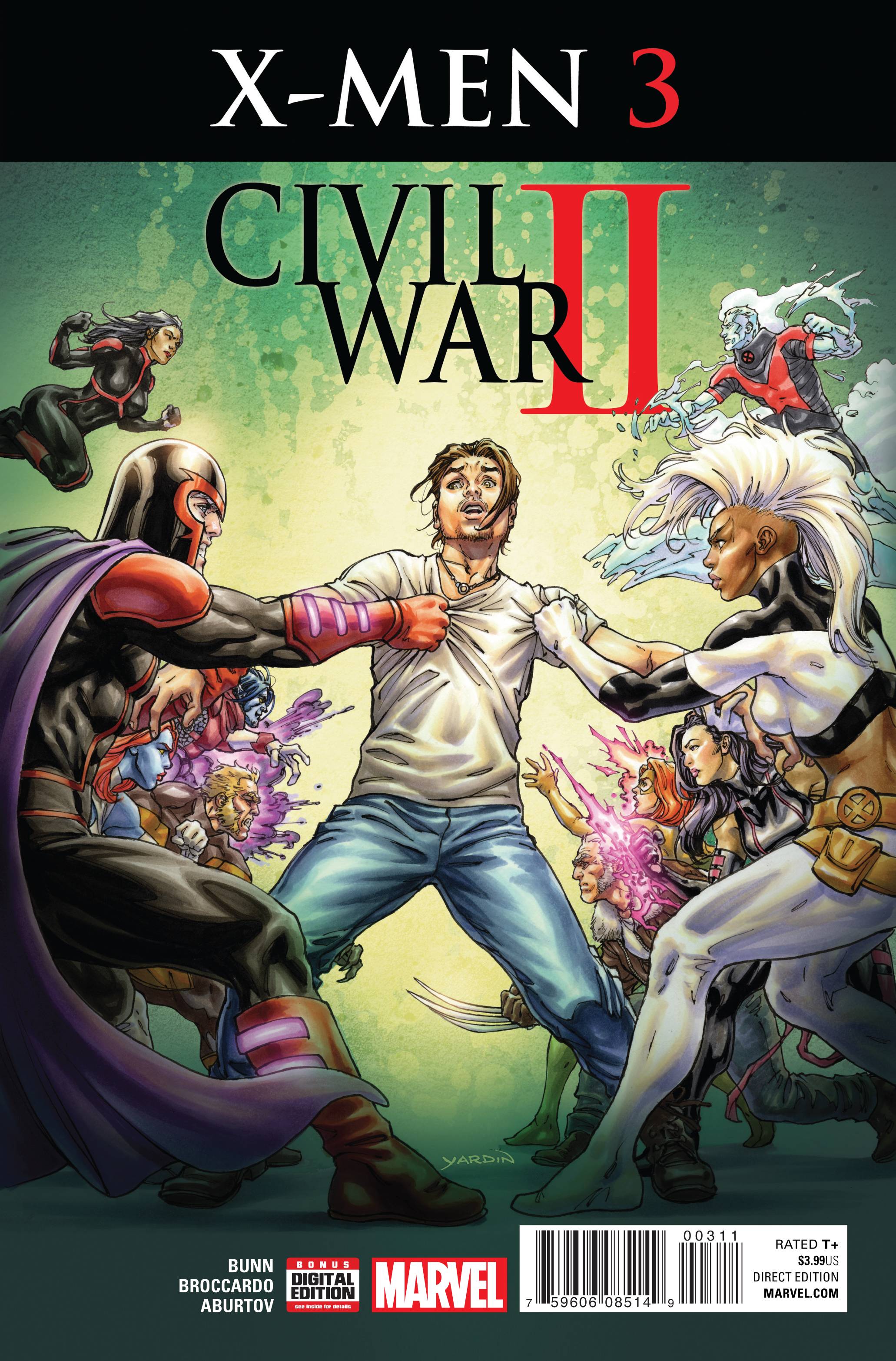 Civil War II: X-Men 3 Comic Book NM