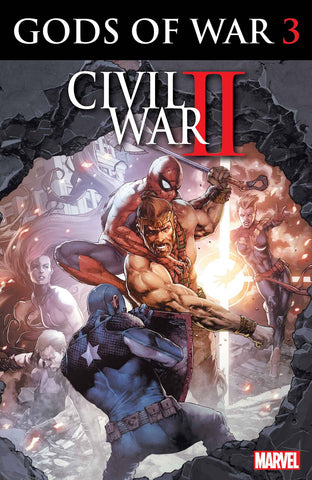 Civil War II: Gods Of War 3 Comic Book NM