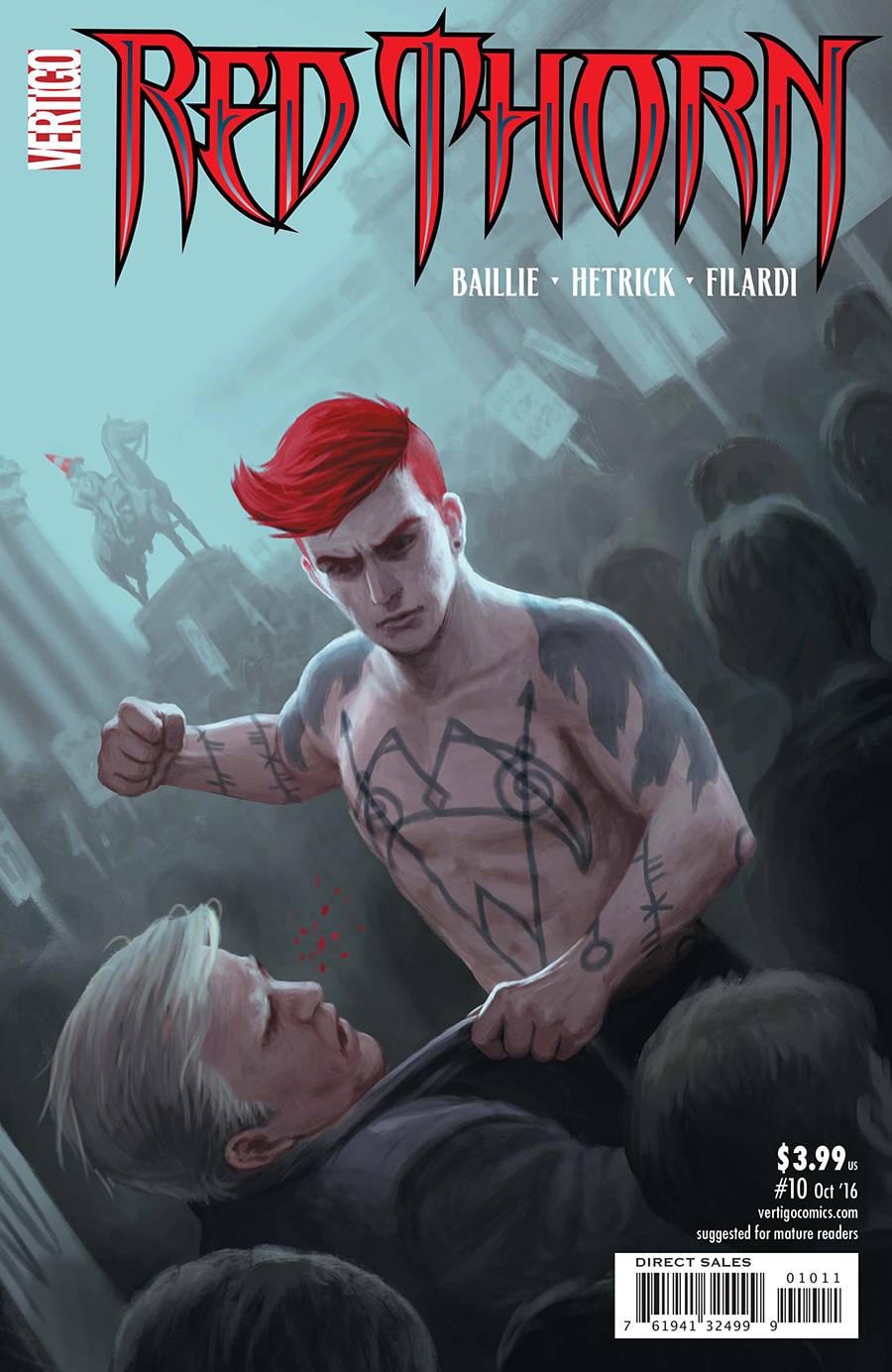 Red Thorn 10 Comic Book NM