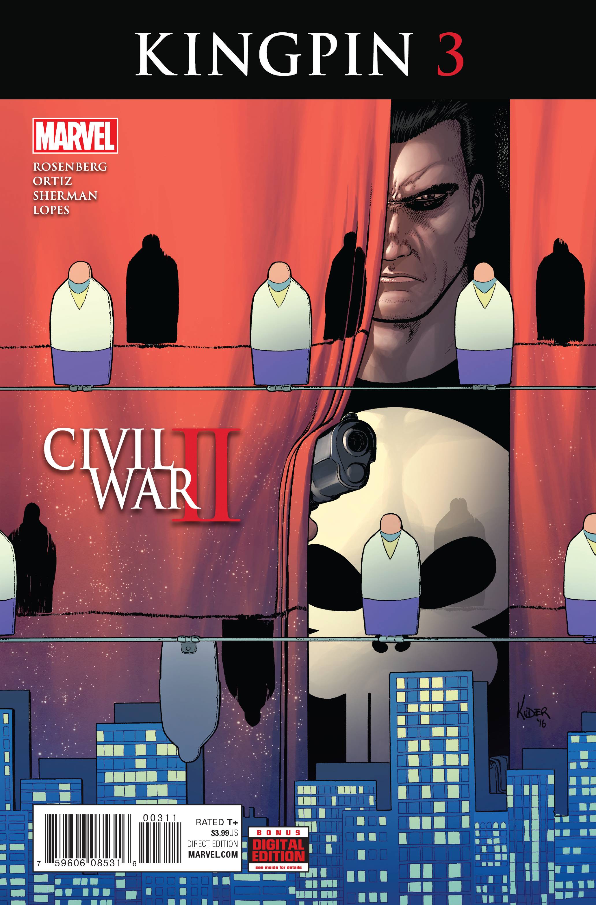 Civil War II: Kingpin 3 Comic Book NM