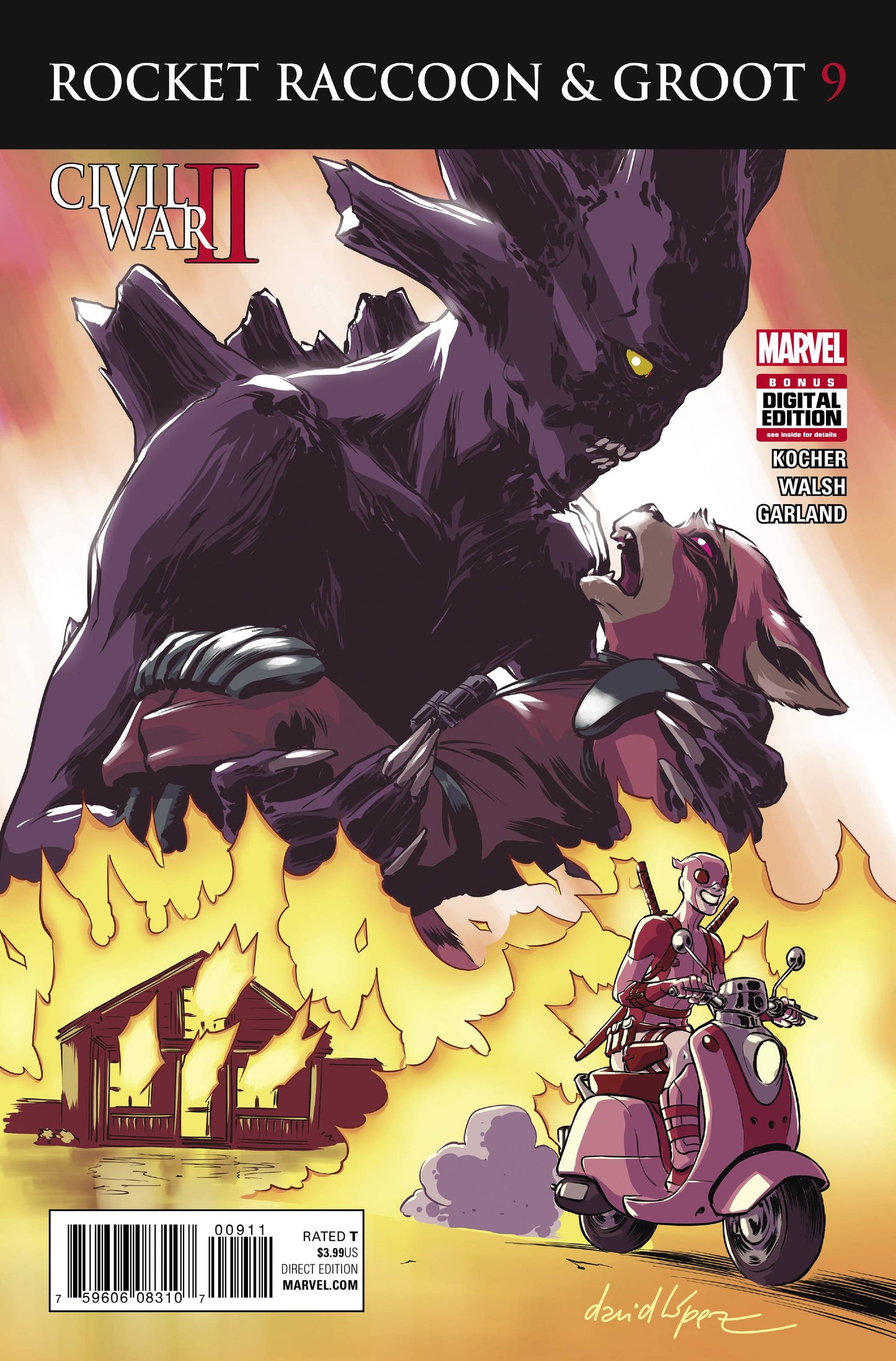 Rocket Raccoon & Groot 9 Comic Book NM