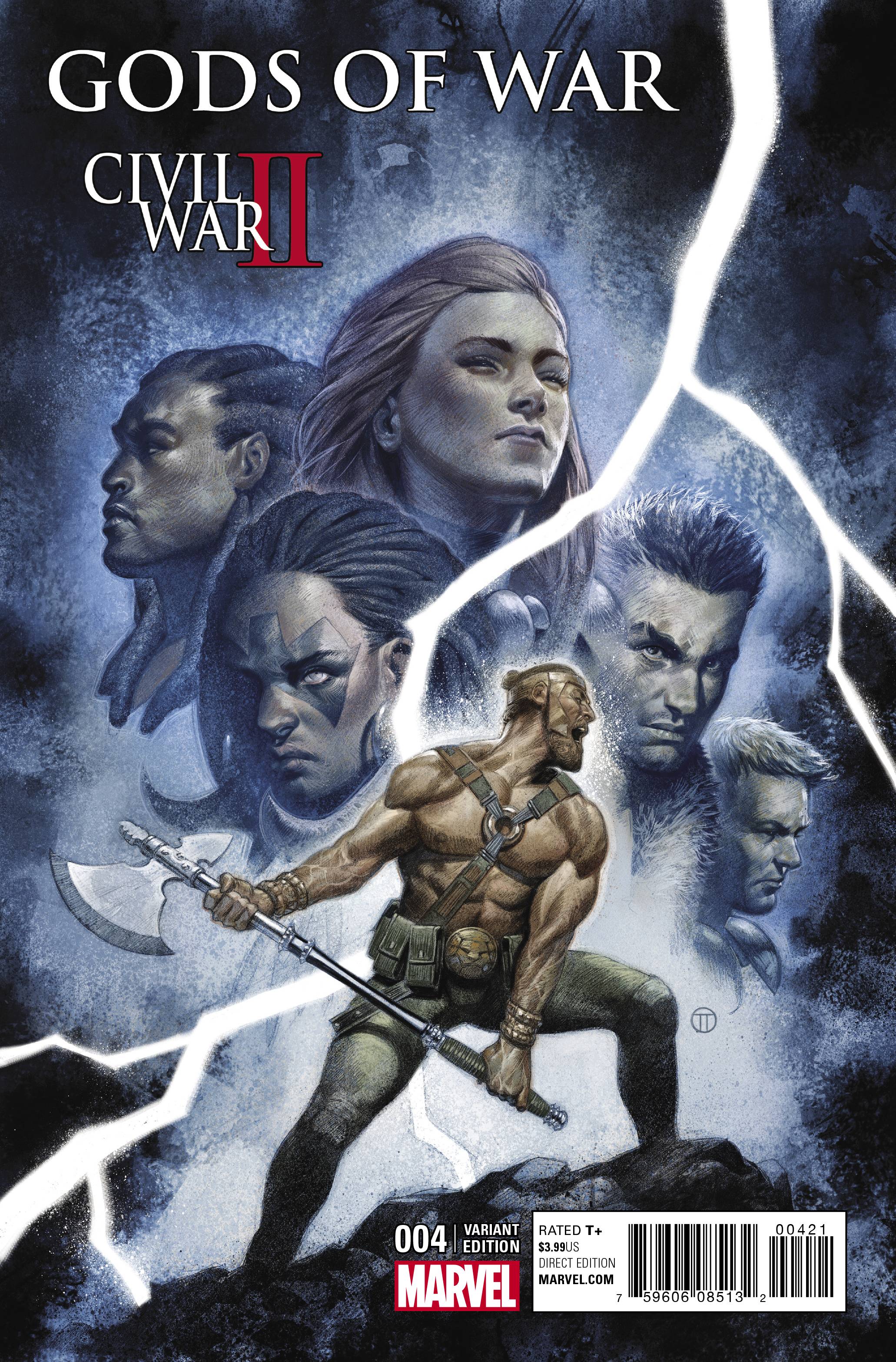 Civil War II: Gods Of War 4 Var B Comic Book NM