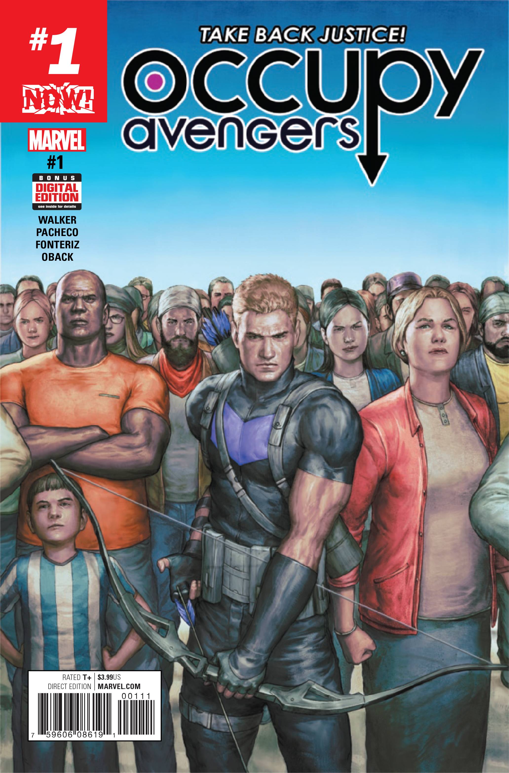 Occupy Avengers 1 Comic Book NM