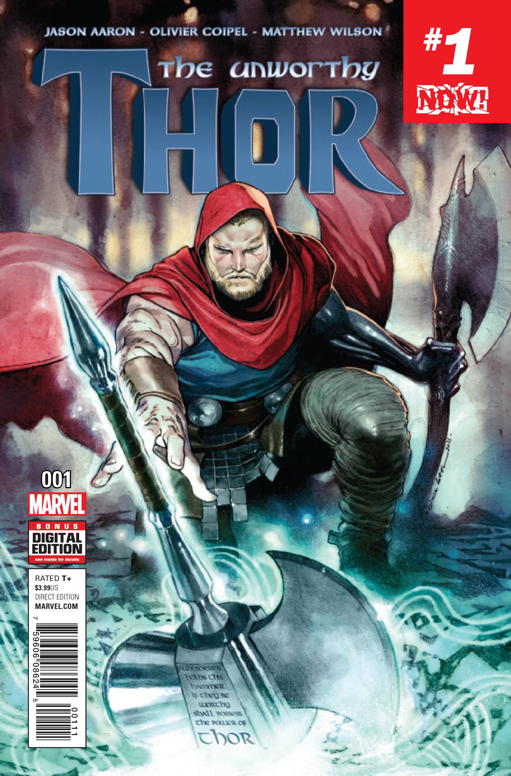 Unworthy Thor 1 Comic Book NM
