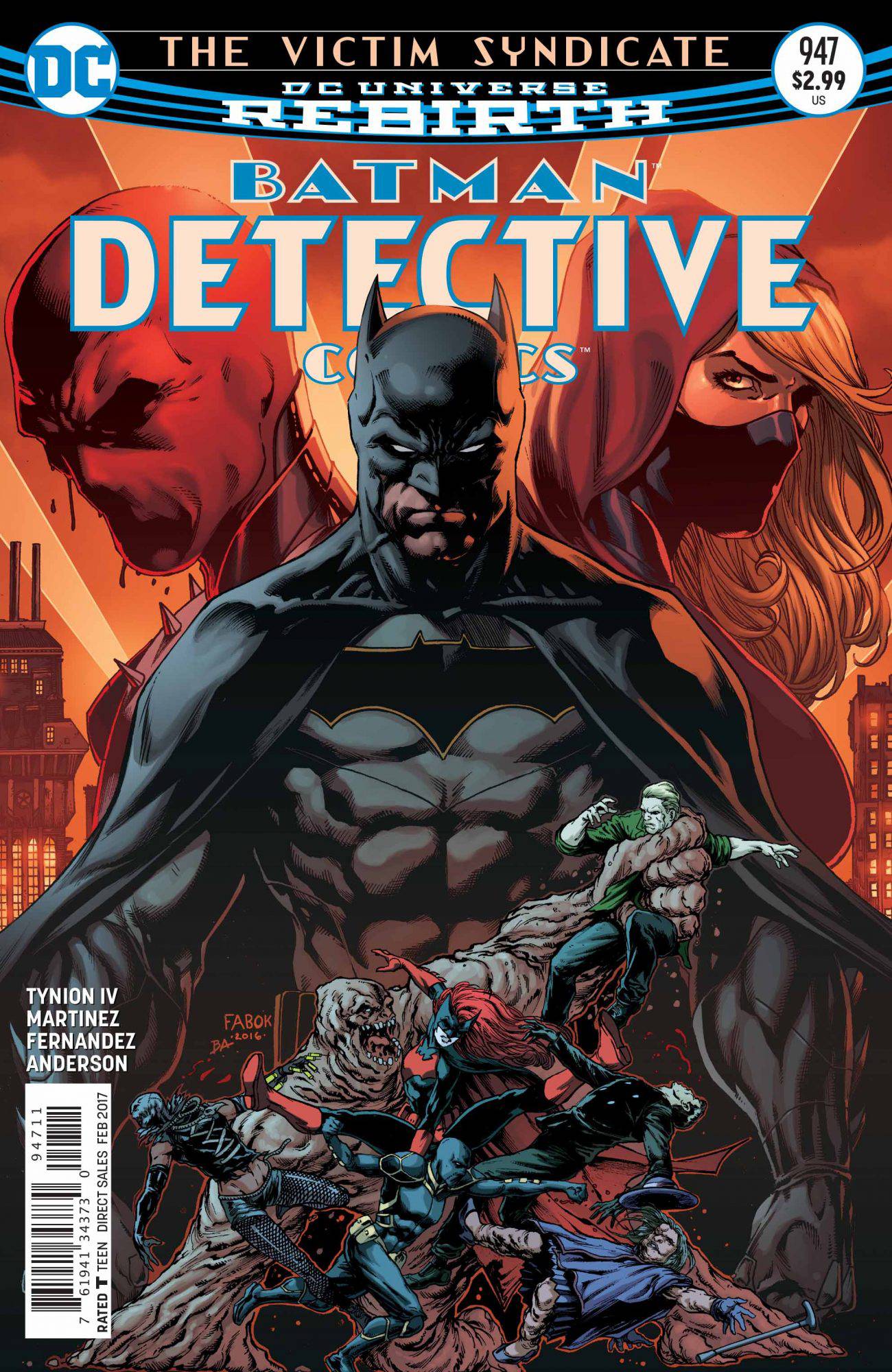 Detective Comics 947 Comic Book NM