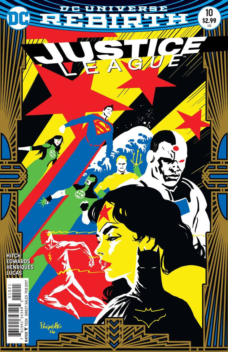 Justice League #10 Yanick Paquette Variant