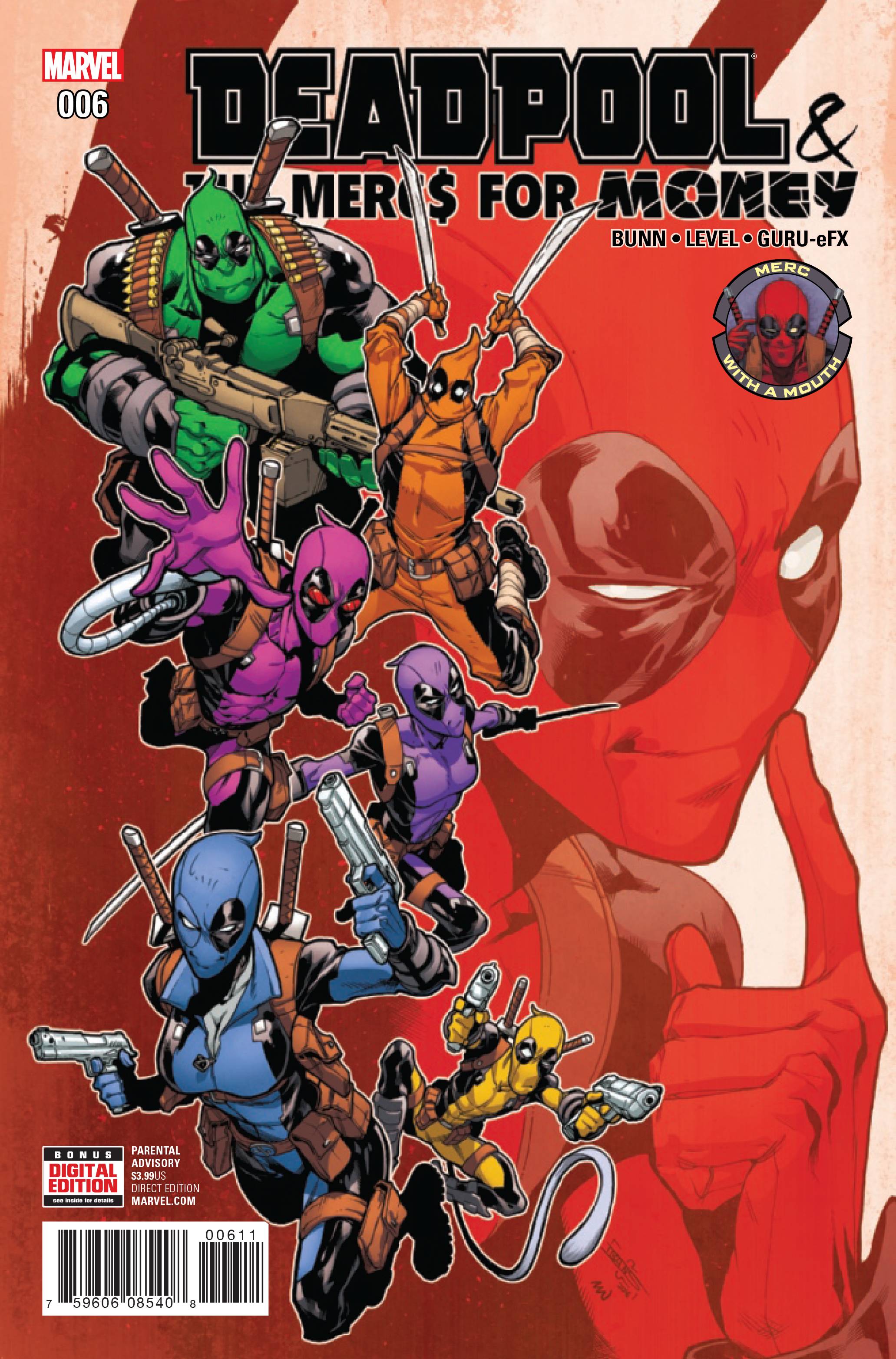 Deadpool & The Mercs For Money (2nd Series) 6 Comic Book NM