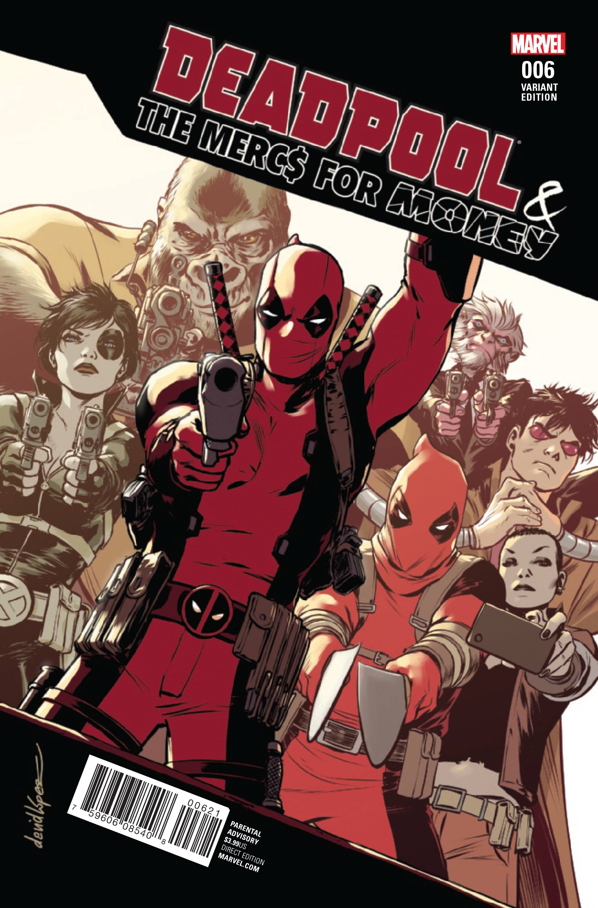 Deadpool & The Mercs For Money (2nd Series) 6 Var B Comic Book NM