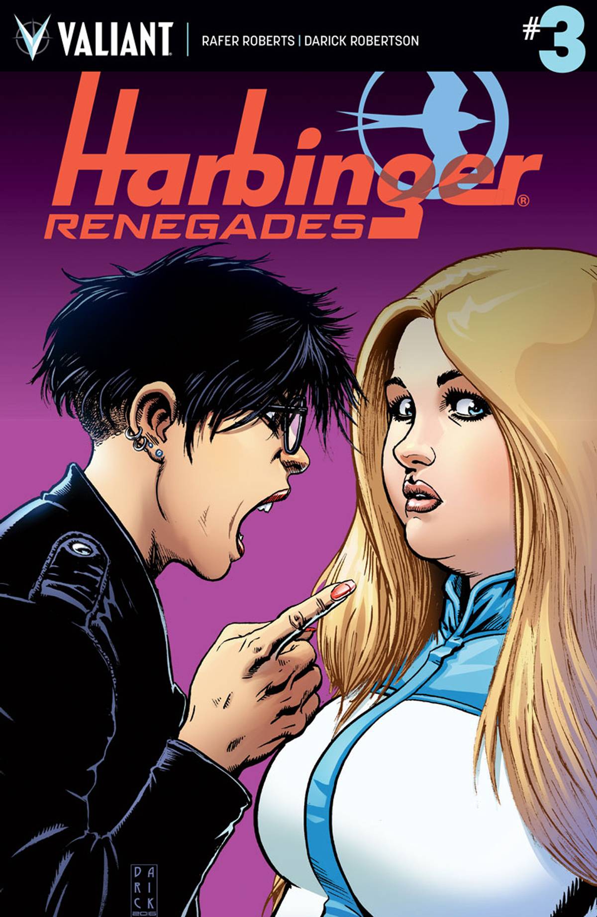 Harbinger Renegade 3 Var A Comic Book NM