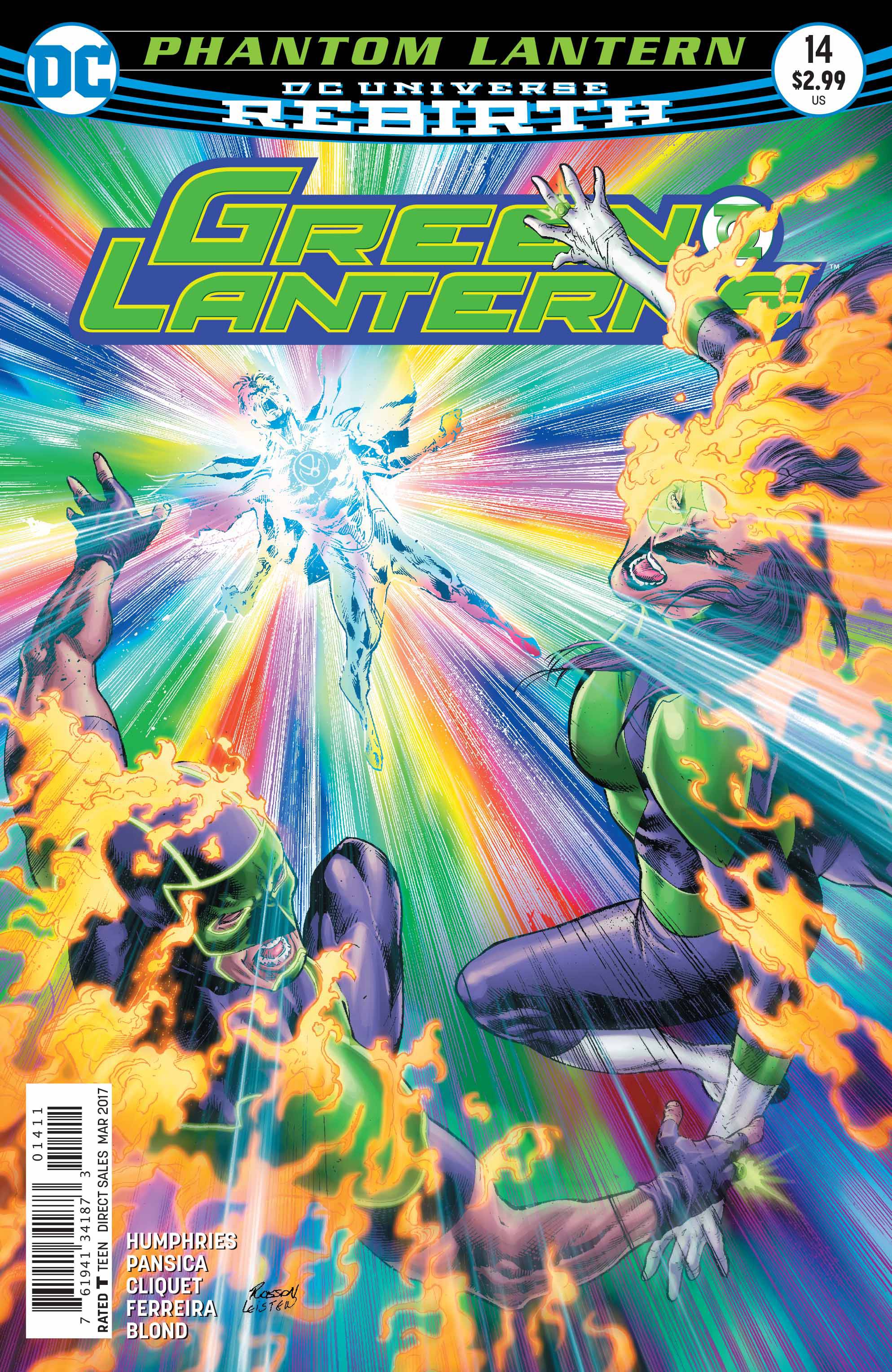 Green Lanterns 14 Comic Book NM