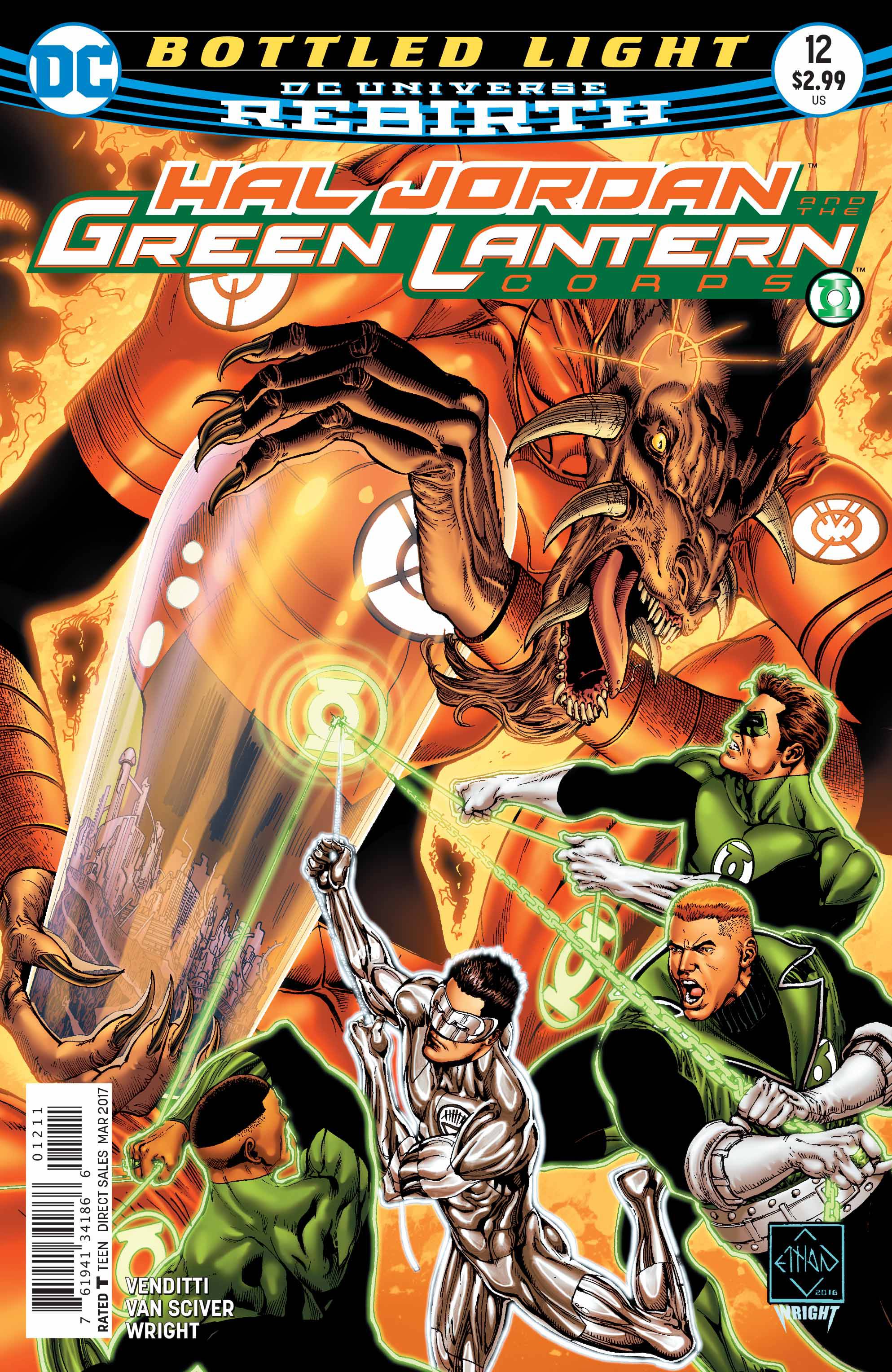 Hal Jordan & the Green Lantern Corps 12 Comic Book NM