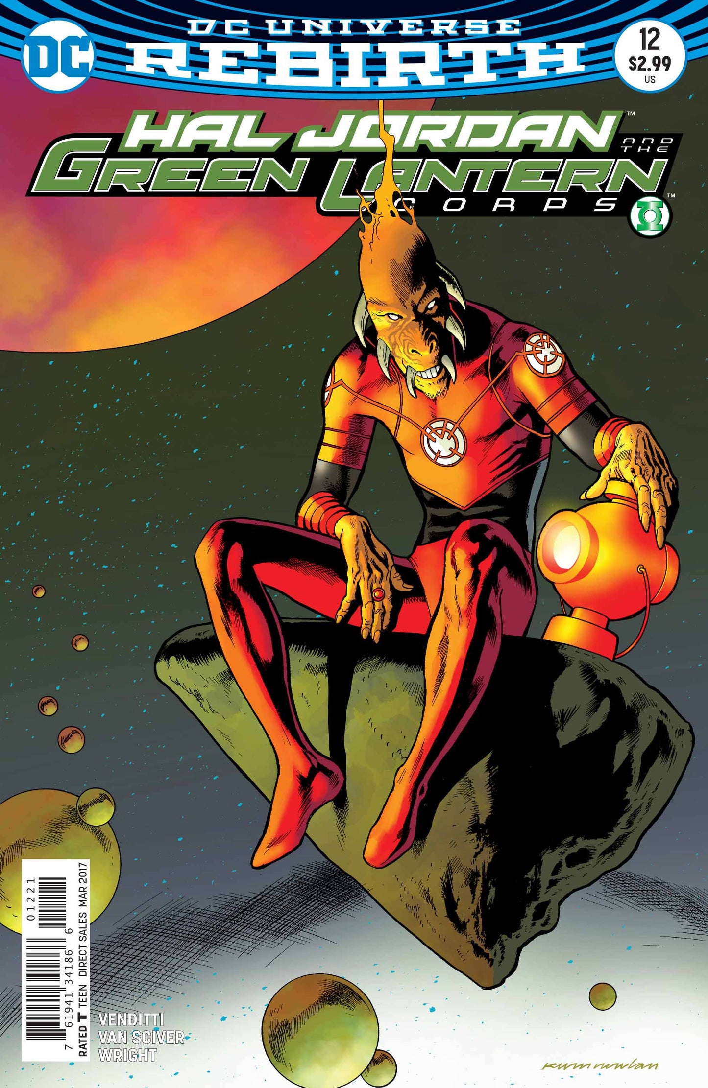 Hal Jordan and the Green Lantern Corps #12 Kevin Nowlan Variant
