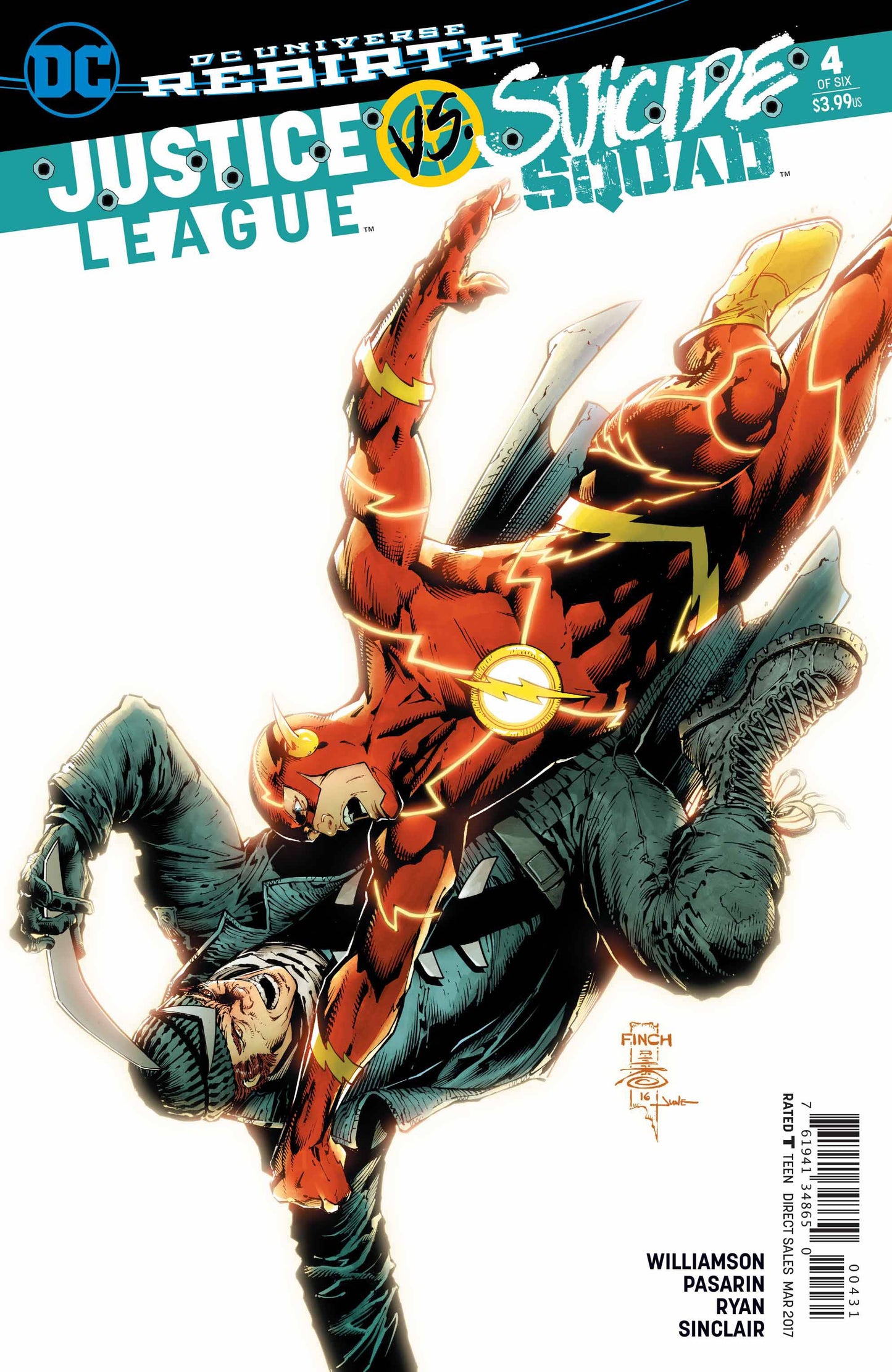 Justice League Vs. Suicide Squad 4 Var B Comic Book NM