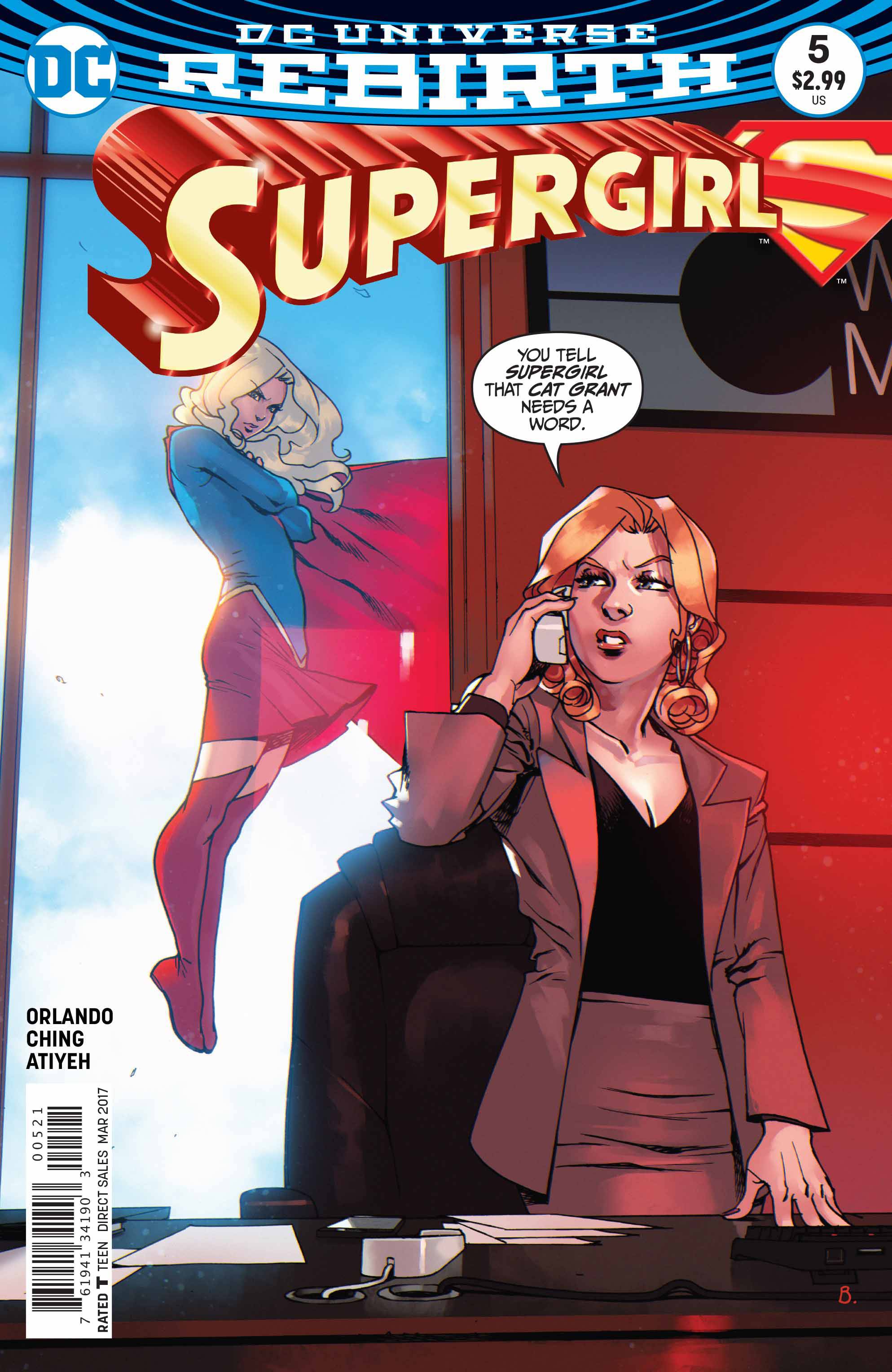 Supergirl (6th Series) 5 Var A Comic Book NM