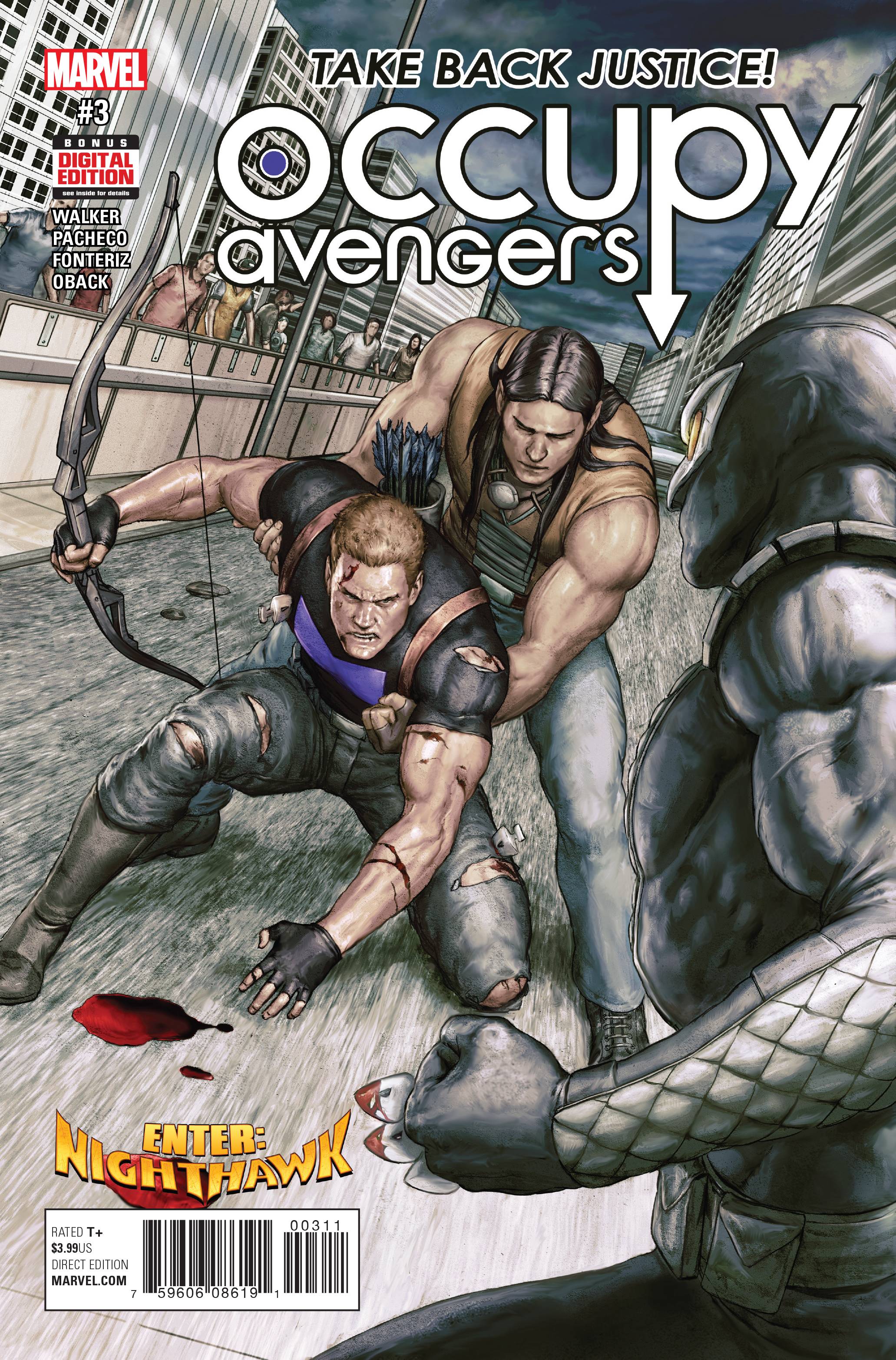 Occupy Avengers 3 Comic Book NM
